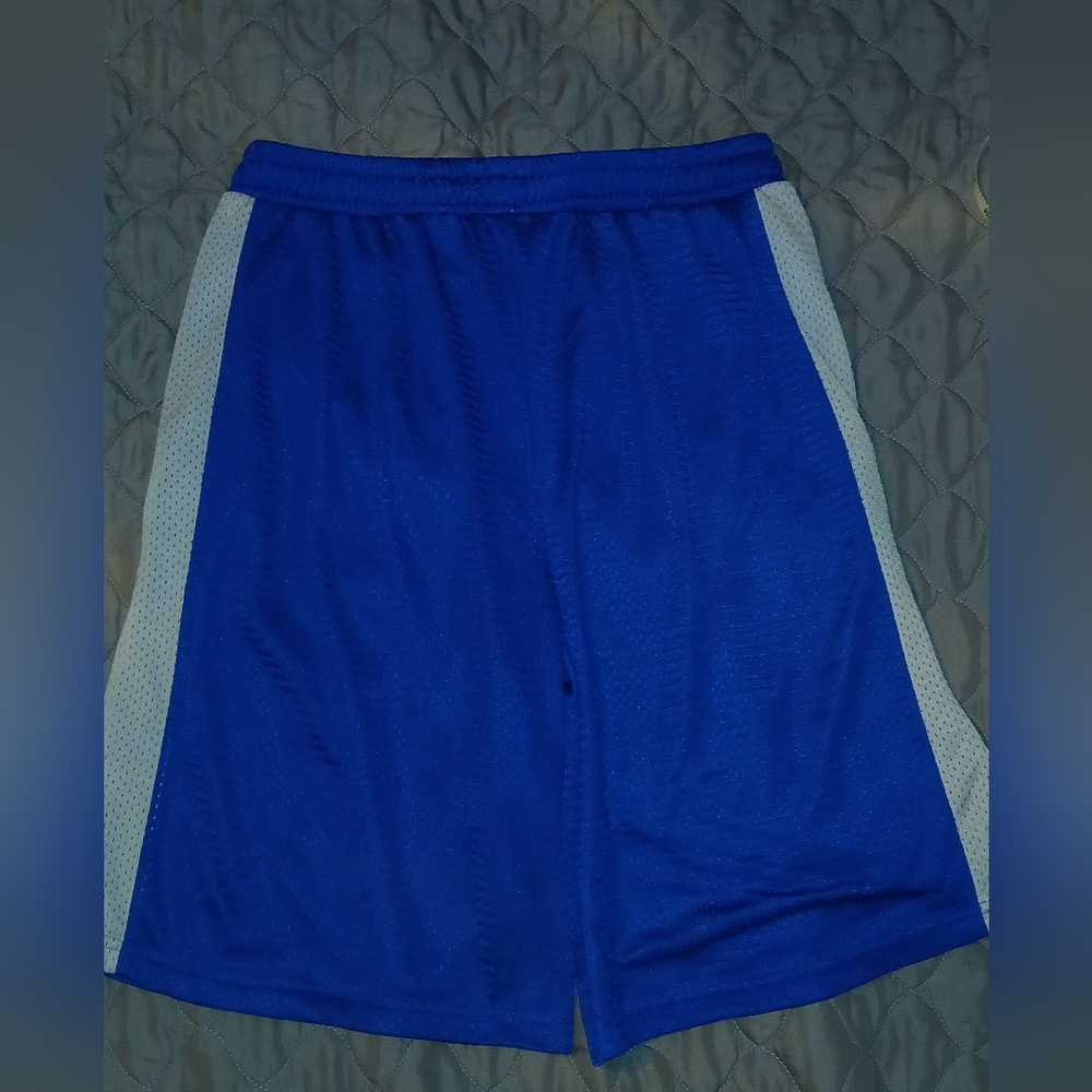 Mens blue and white STARTER shorts. size LARGE Excellent condition
